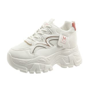 Damen Sneaker Chunky Atmungsaktives Obermaterial