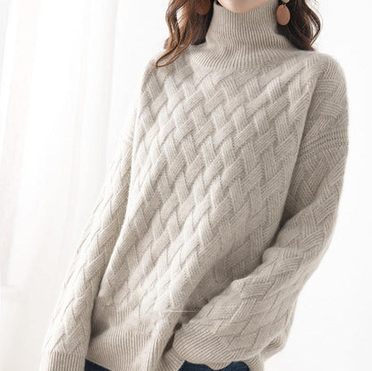 Damen Rollkragenpullover Leicht Modern Frühjahr