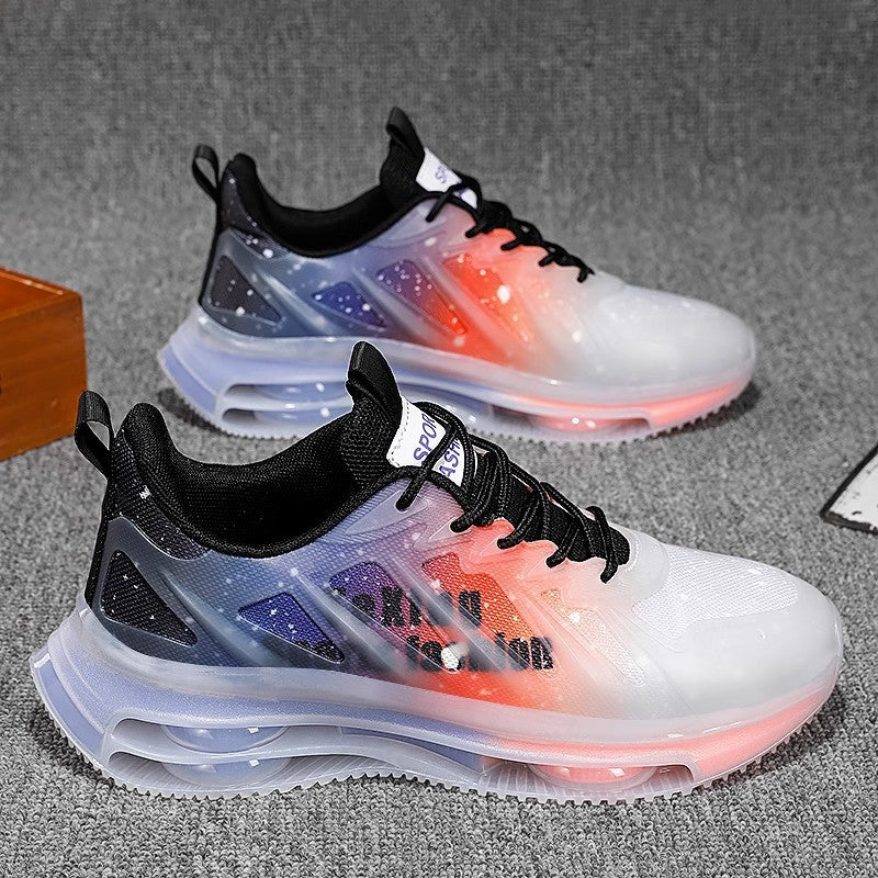 Damen Sneaker mit LED Beleuchtung Sportlich Transparent