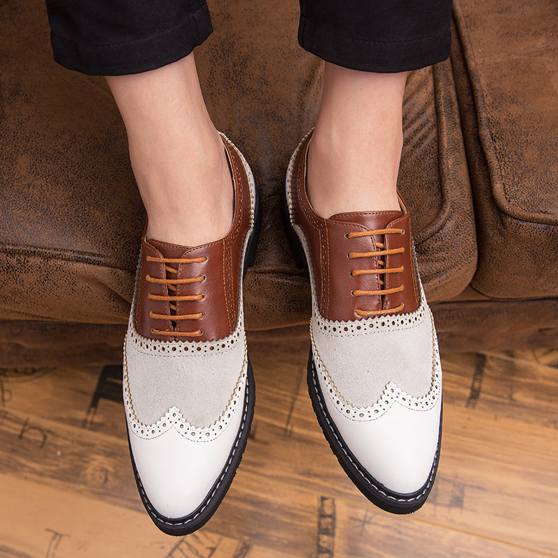 Damen Schnürschuhe Elegantes Broguemuster Klassisch