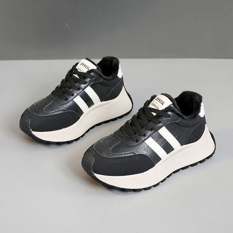 Damen Sneaker Bequem Kuschelig