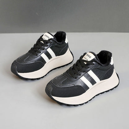Damen Sneaker Bequem Kuschelig