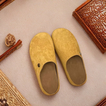 Damen Slipper Elastisch Bequem Warm