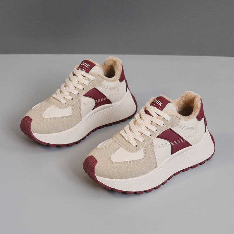 Damen High- Sneaker Warmfleece