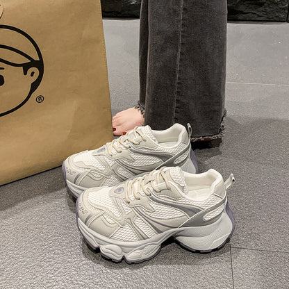 Damen Sneaker Sportlich Leicht Luftdurchlässiges Mesh