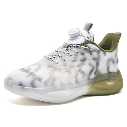 Damen Sneaker Sportlich Atmungsaktives Mesh Mit Schnellverschluss