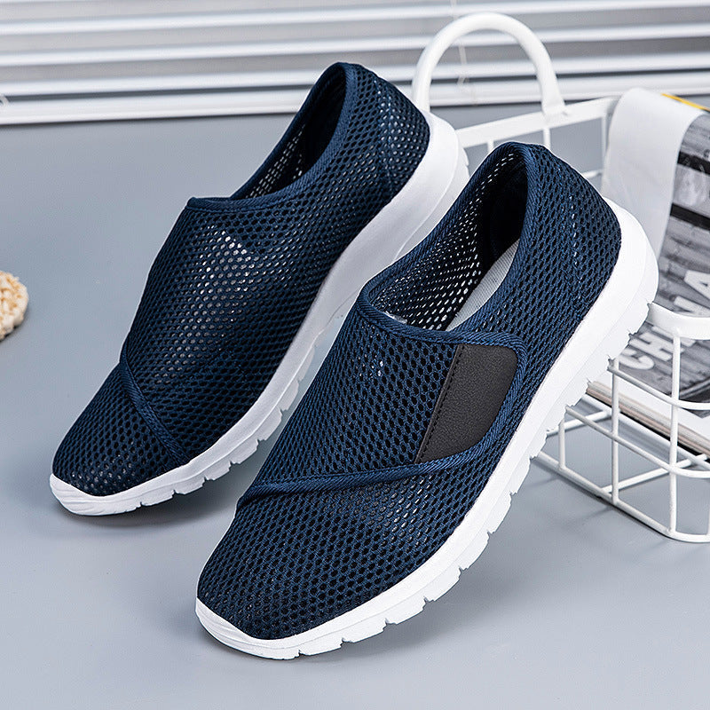 Damen Sportschuh Atmungsaktives Mesh Bequem Slip-On Sneaker