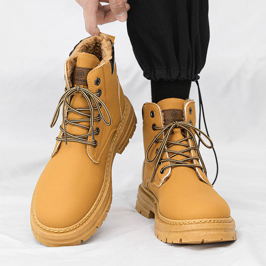Damen Winterstiefel Isoliert Rutschfest Wanderschuhe Schwarz - Norvielle