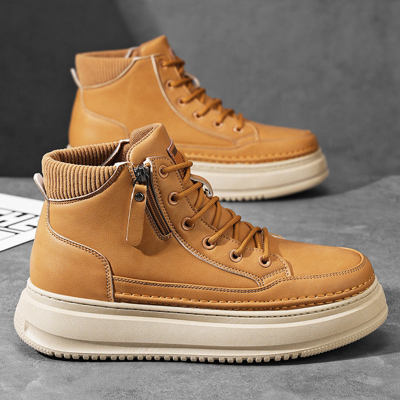 Damen High- Sneaker Robust Mit Reißverschluss - Norvielle