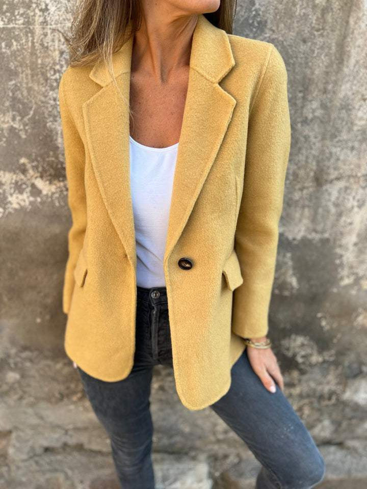 Damen Blazer Gestreift Elegant Berliner Stil