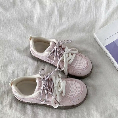 Damen Sneaker Atmungsaktiv Dämpfung Schnürsystem