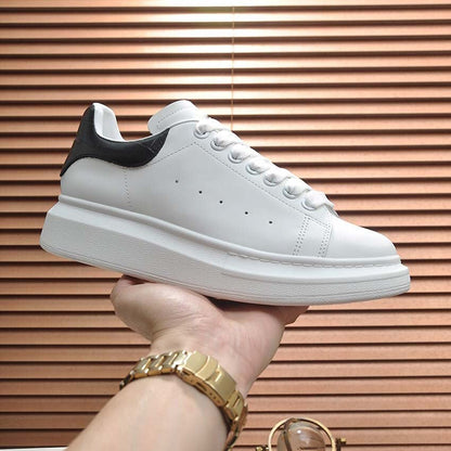 Damen Sneaker Leder Weich Gepolstert