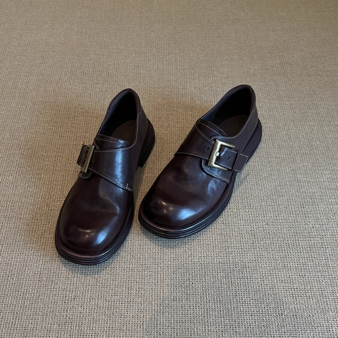 Damen Slipper mit Schnalle Warm Elegant