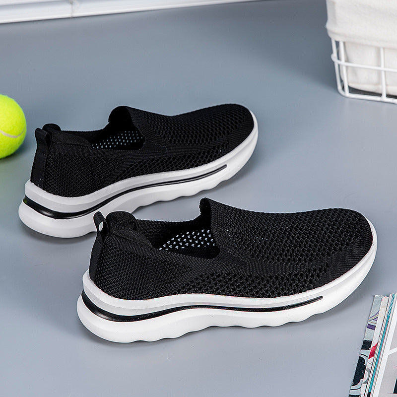 Damen Sneaker Slip-On Atmungsaktives Mesh