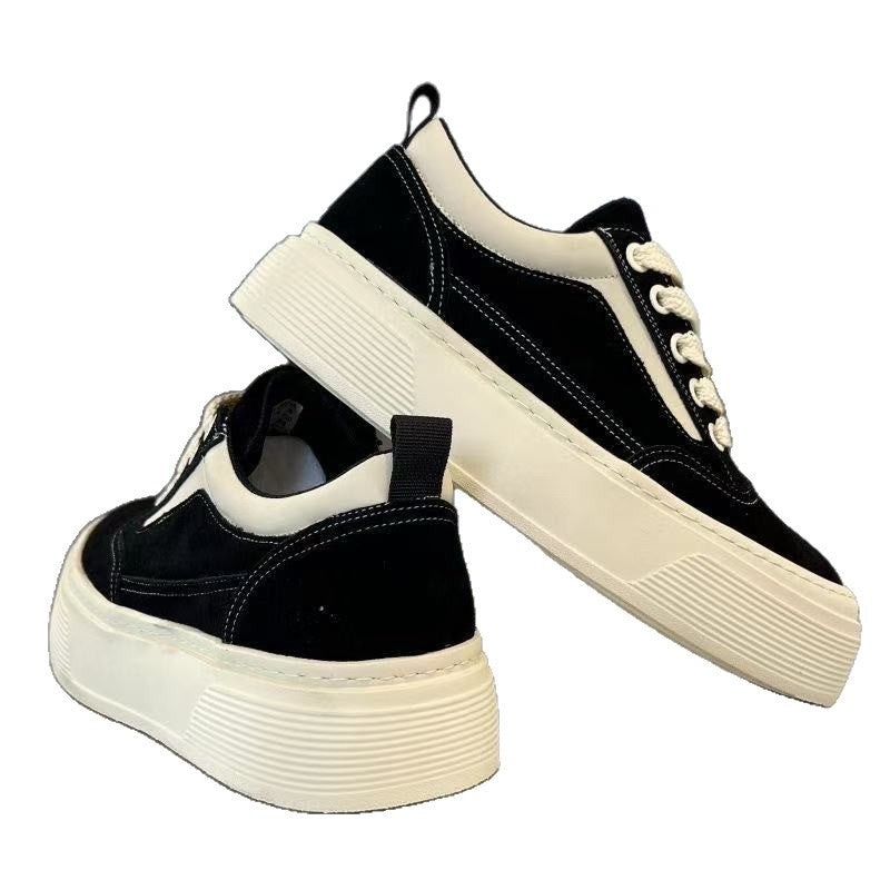 Damen Sneaker Strukturierte Sohle Mode