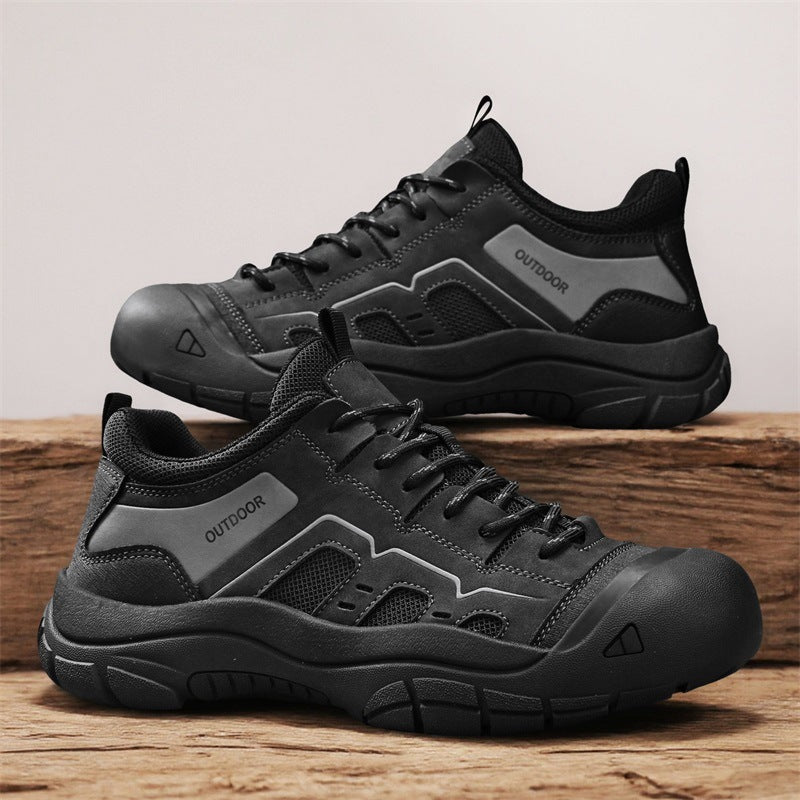 Damen Outdoor-Sneaker Robust Wasserdicht Schwarz - Norvielle