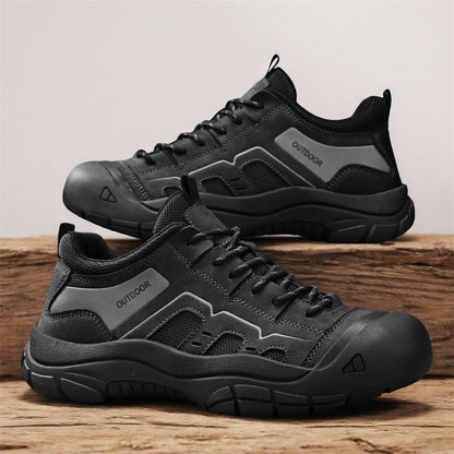 Damen Outdoor-Sneaker Robust Wasserdicht Schwarz - Norvielle