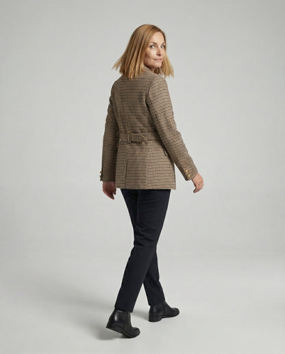 Damen Blazerjacke Golden Knöpfe Modern
