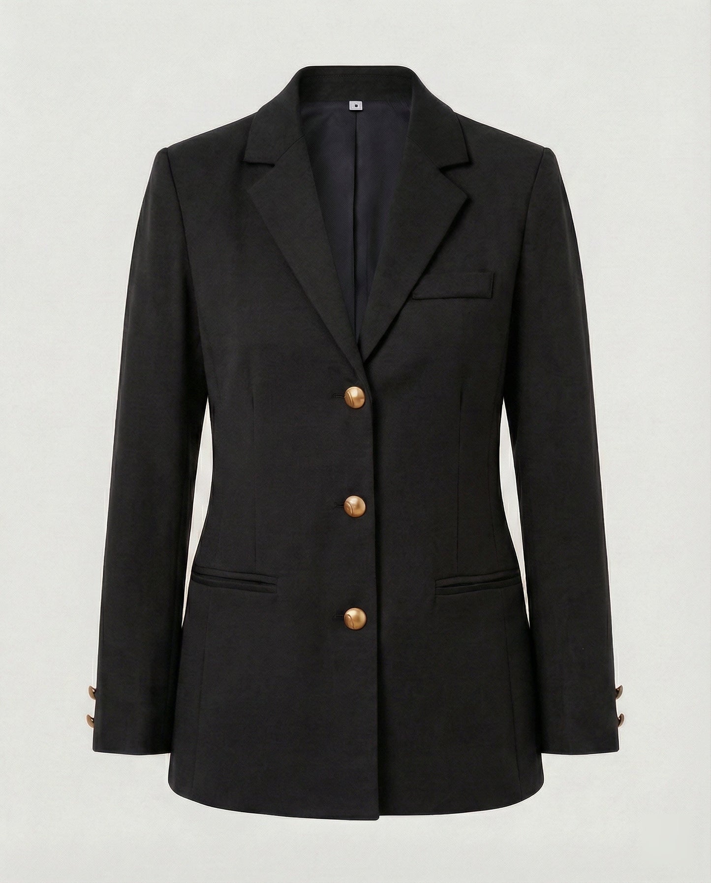Damen Blazerjacke Golden Knöpfe Modern