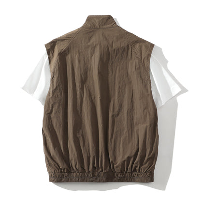 Herren Ärmellose Jacke Sportlich Trendy