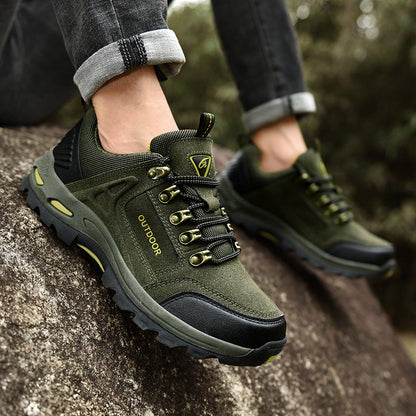 Damen Outdoor-Sneaker Robust Rutschfeste Sohle Schwarz - Norvielle