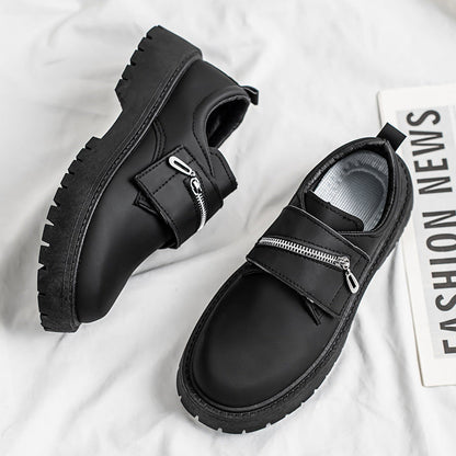 Damen Halbschuhe Robust Mit Reißverschluss