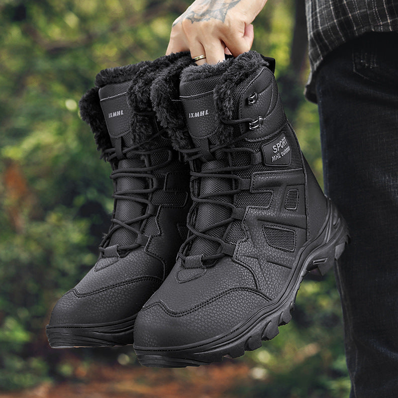 Damen Wanderstiefel Warm Rutschfeste Winterstiefel - Norvielle