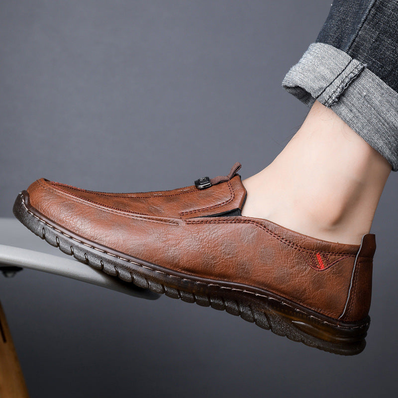 Damen Leder Slipper Elegante Bequem