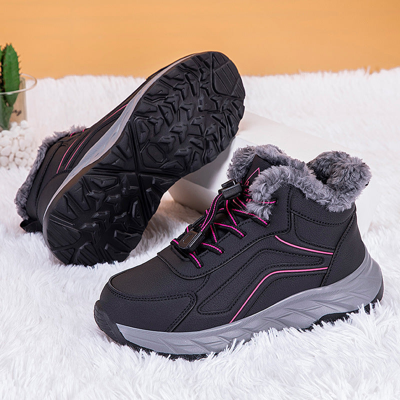 Damen Wanderschuhe Warm Rutschfest Winter