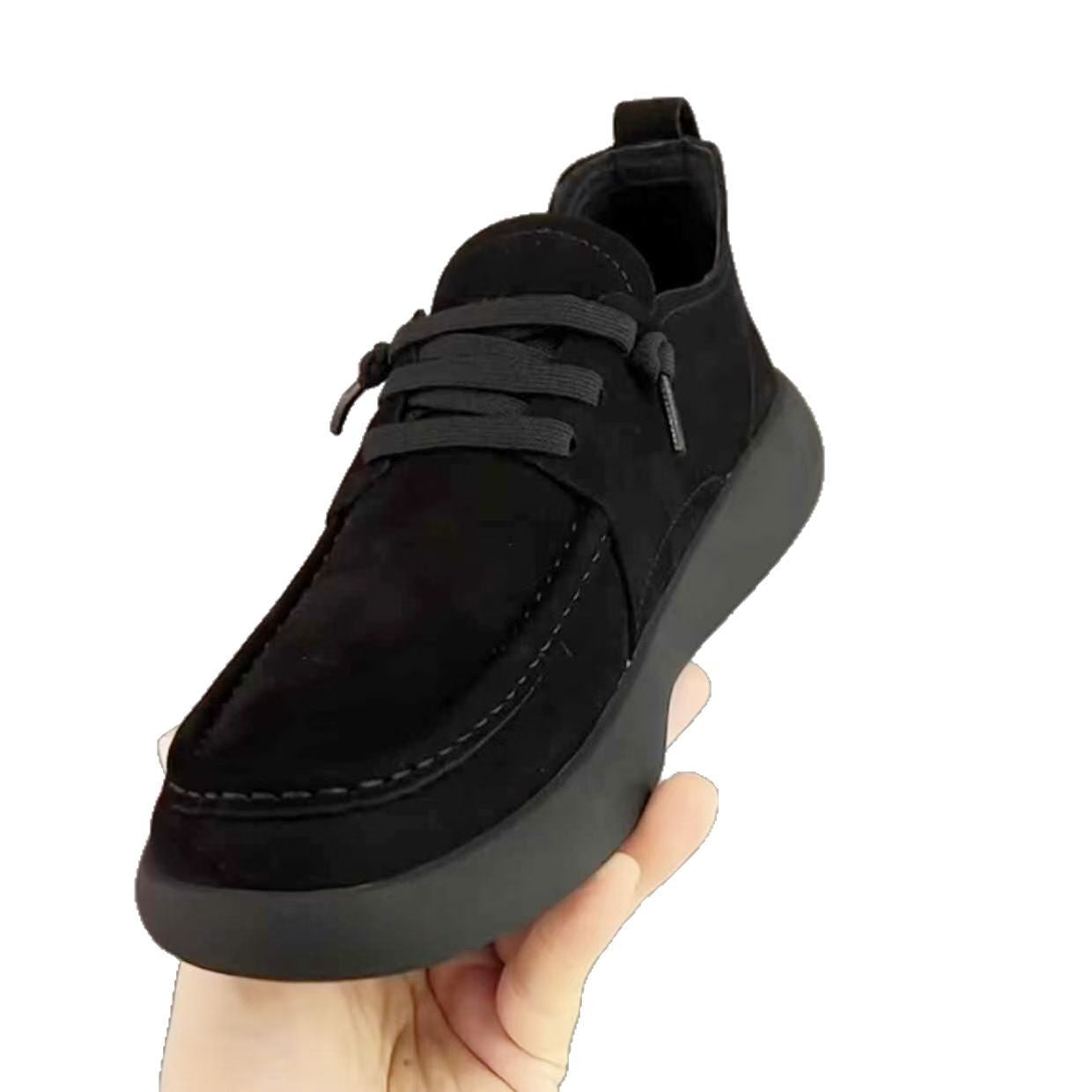 Damen Wildleder Schnürschuhe Bequem Lässig
