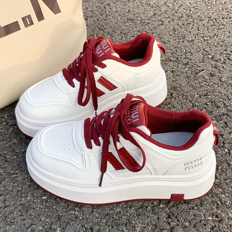 Damen Chunky Sneaker Atmungsaktives Mesh Komfort