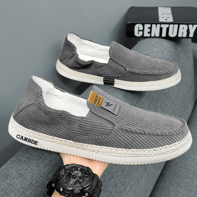 Damen Slip-On Schuhe Stretchleder