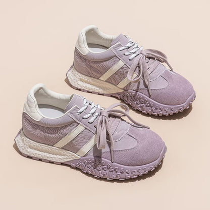 Damen Sneaker Sportlich Atmungsaktiv Mit Profilsohle