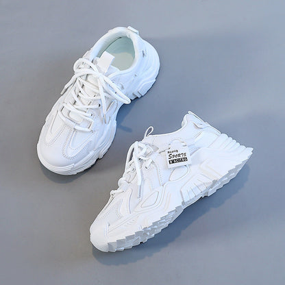 Damen Sneaker Chunky Atmungsaktives Obermaterial