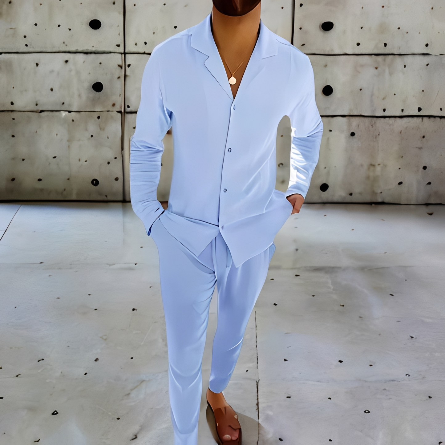 Männer Sommeranzug Slim Fit Modern