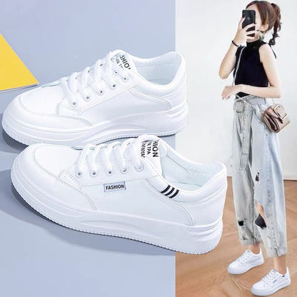 Damen Freizeitschuhe Bequem Dicksohlige Schuhe Mit Weichem
