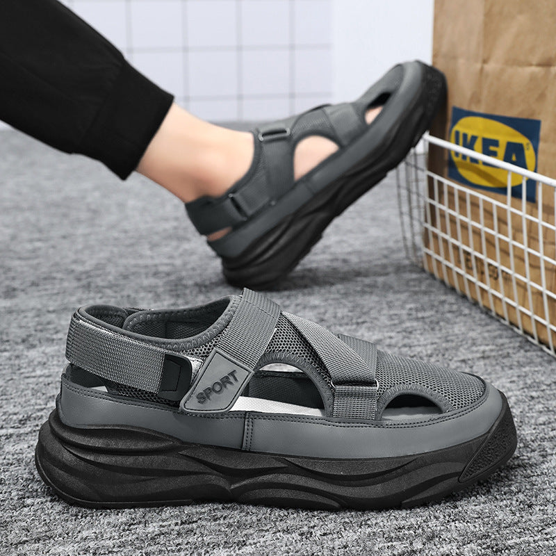 Damen Sport Sandalen Atmungsaktives Leder Robust