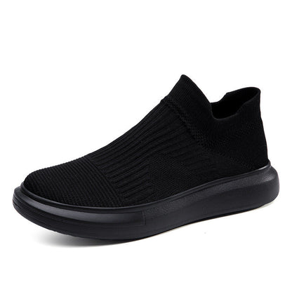 Damen Strick-Sneaker Hoch Flexibel Modisch
