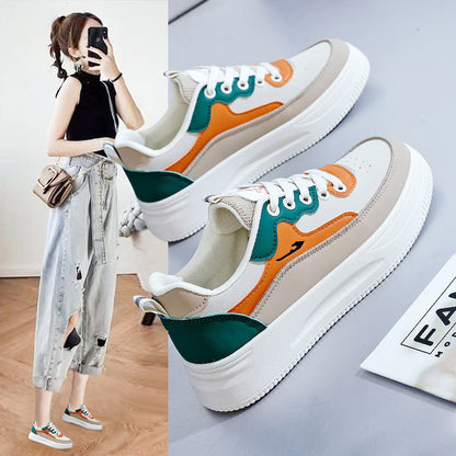 Damen Sneaker Plateau atmungsaktiv Modisch