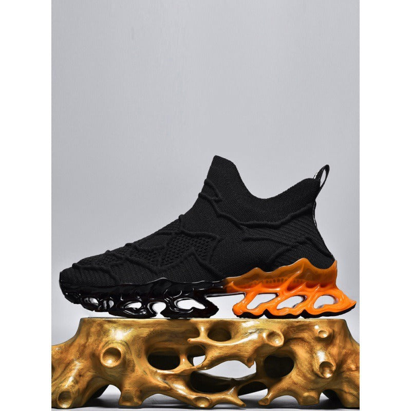 Damen Sneaker Strick Rutschfest Komfortabel - Norvielle