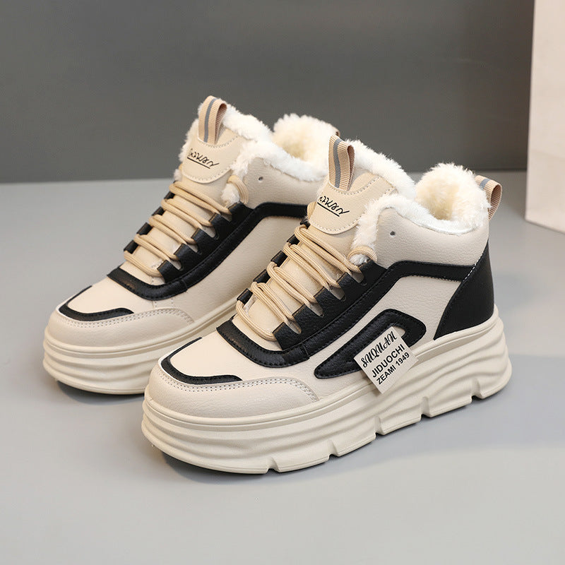 Damen Sneaker Kuschelig Rutschfest
