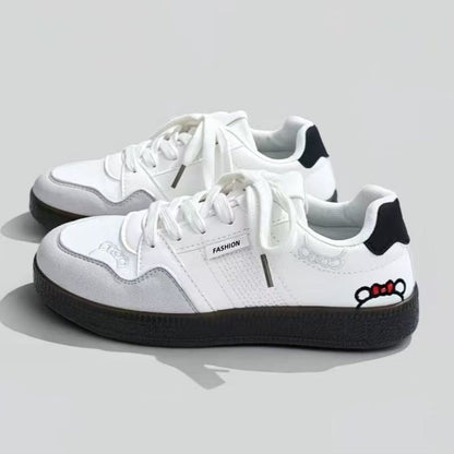 Damen Sneaker Stilvoll Mit Applikationen