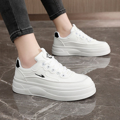 Damen Plateau Sneaker Komfortabel Sportlich Höhe