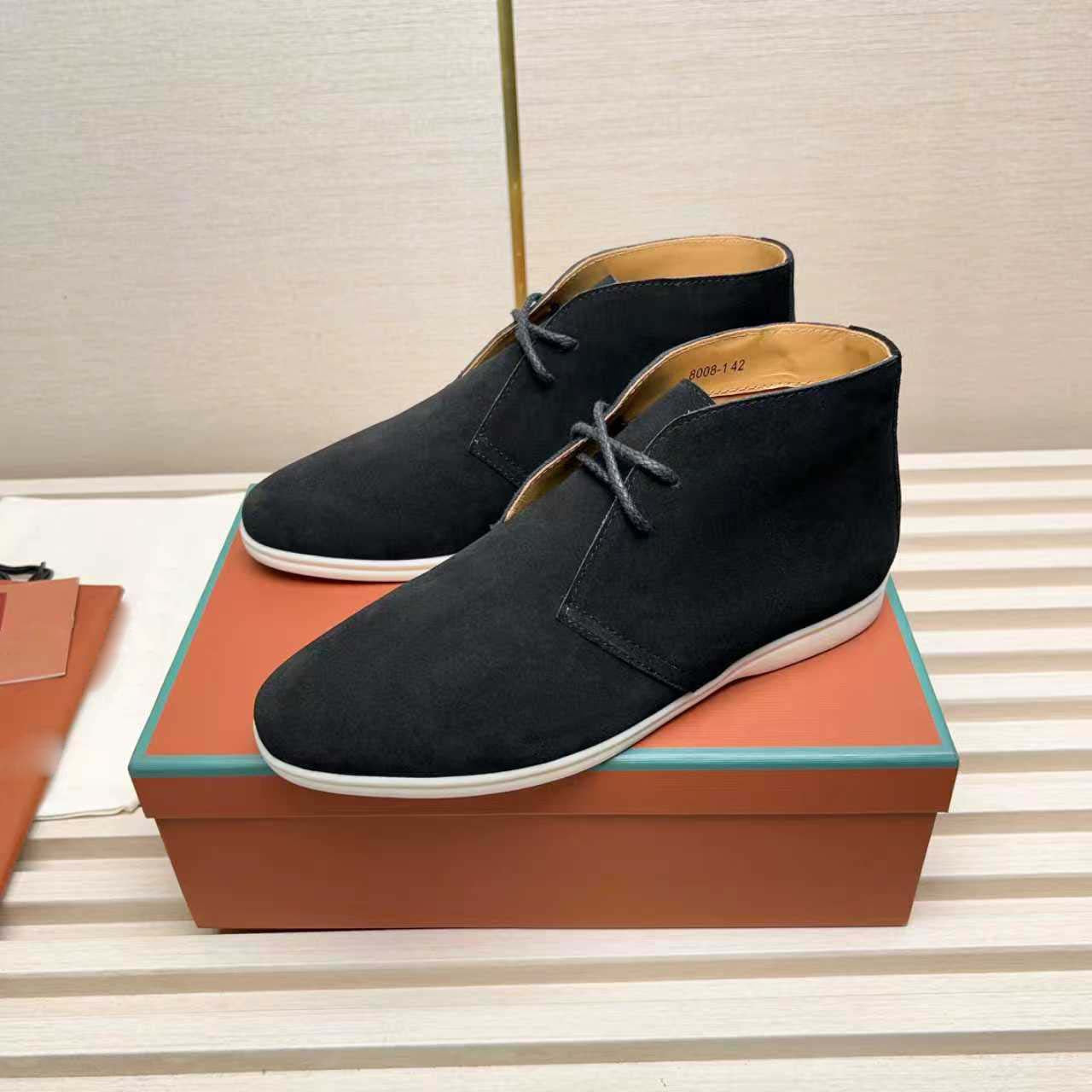 Damen Mokassins aus Weichleder Elegant Schwarz - Norvielle