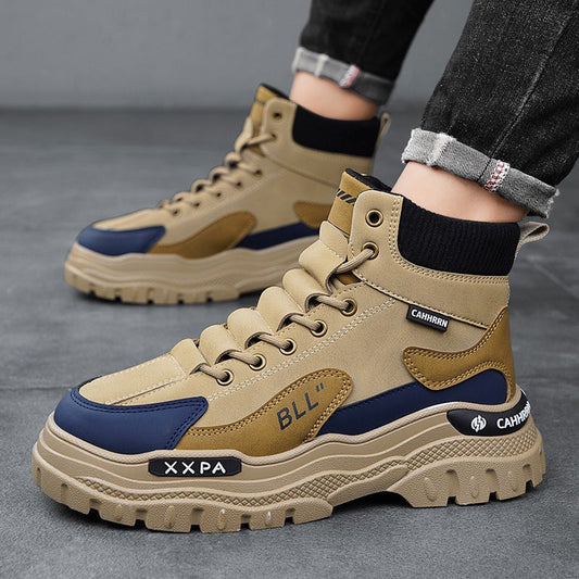 Herren Wander Schuhe Robust Verstärkte Sohle Schwarz - Norvielle