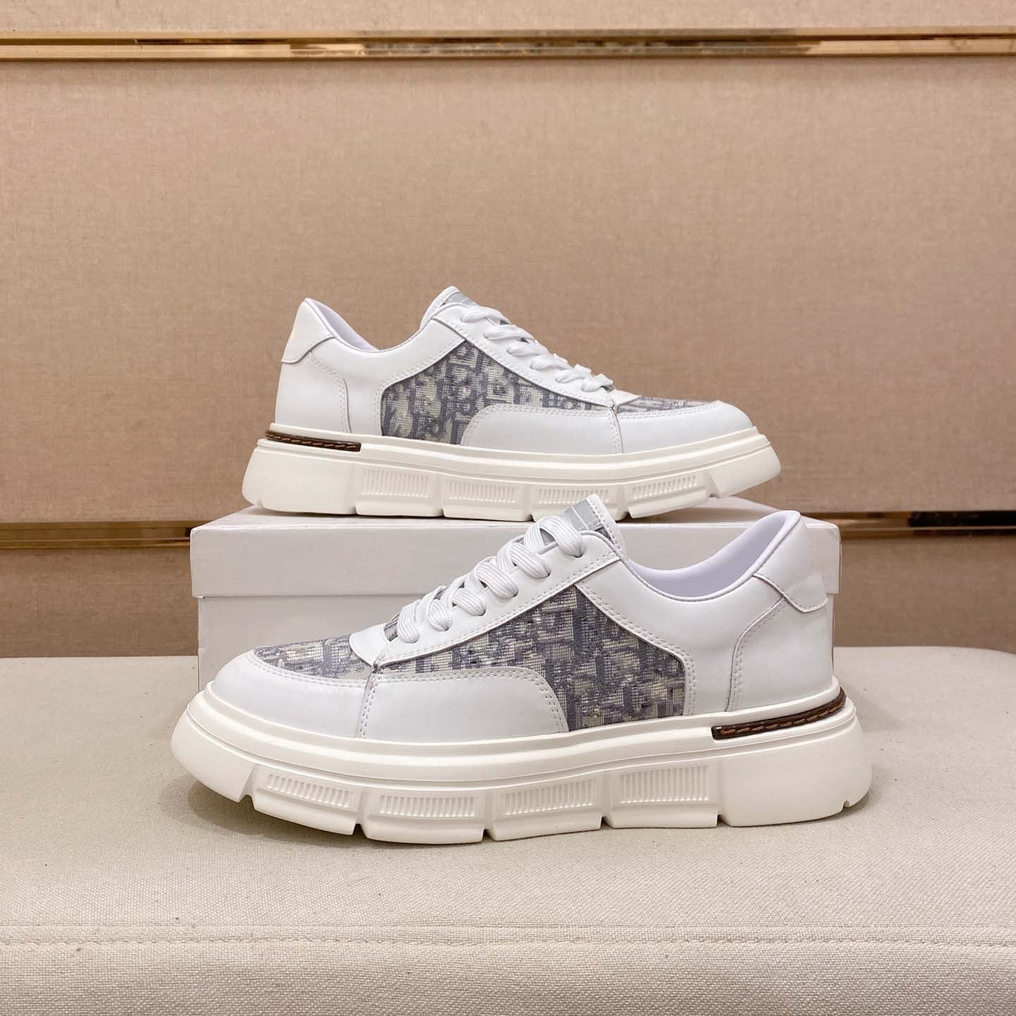 Damen Sneaker Textil Schnürsenkel Modisch