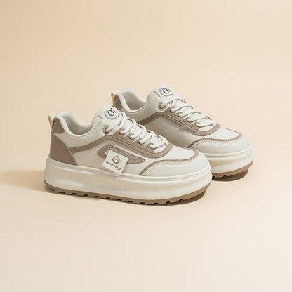 Damen Sportschuhe Hohe Sohle Sneaker