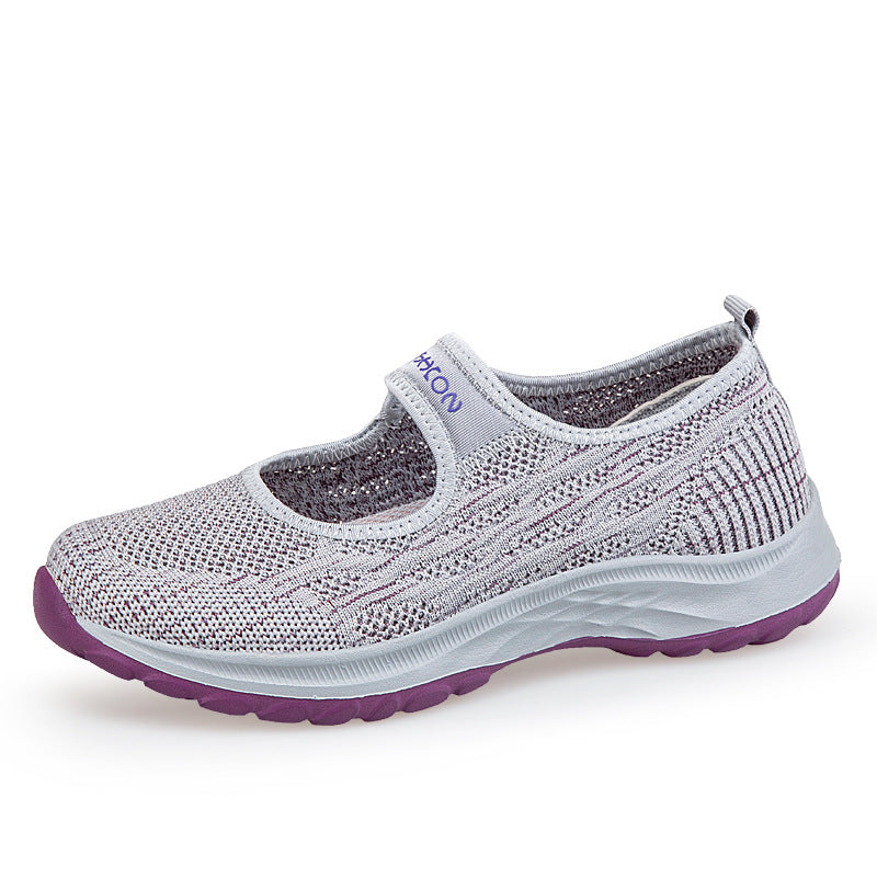 Damen Sportpumps Leicht Elastisch Bequem