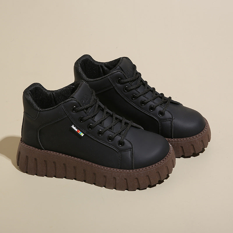 Damen High- Sneaker Wasserdicht Dicke Sohle