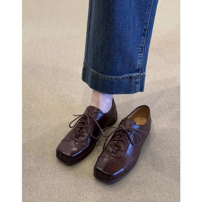 Damen Schnürschuhe Atmungsaktives Mesh Bequem Flexibel Schwarz - Norvielle